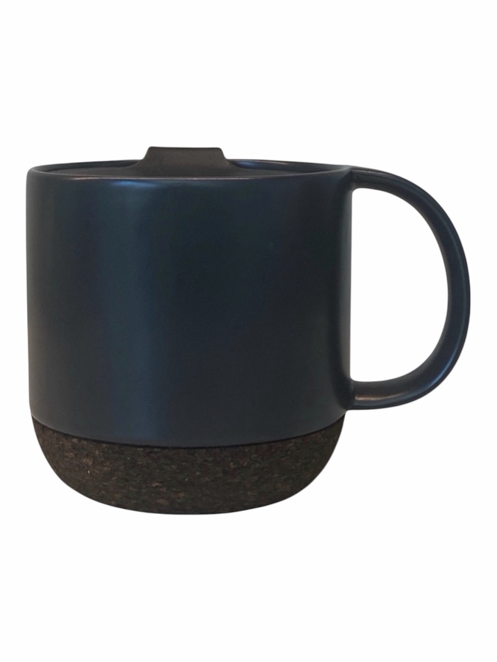 Starbucks 2016 cork bottom dark gray travel mug with lid